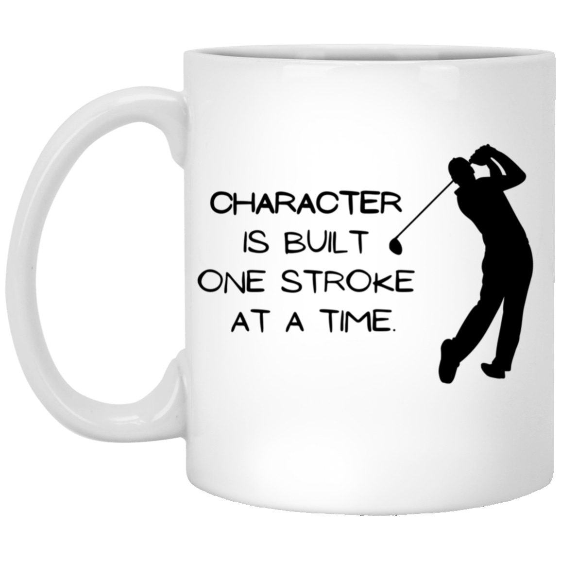 Character Golf 11 oz. White Mug