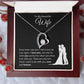 To My Beautiful Wife/Forever Love Necklace