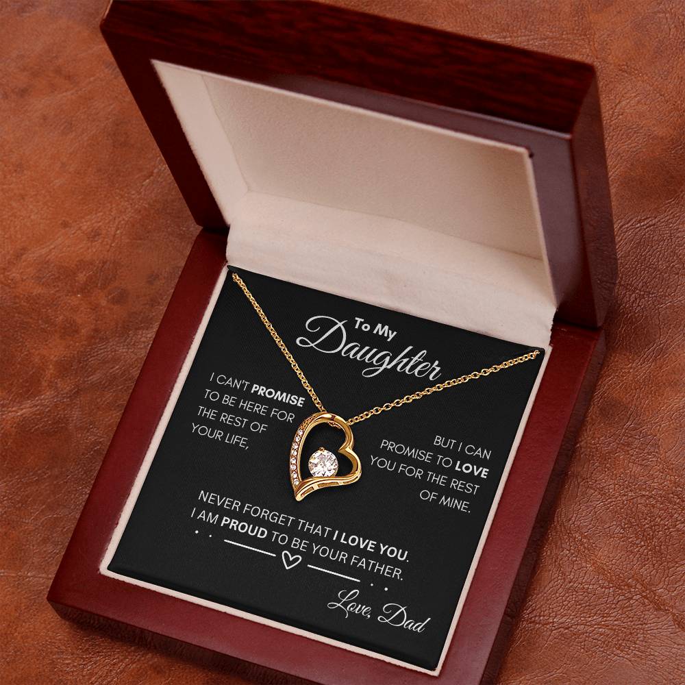 To My Daughter/Forever Love Necklace