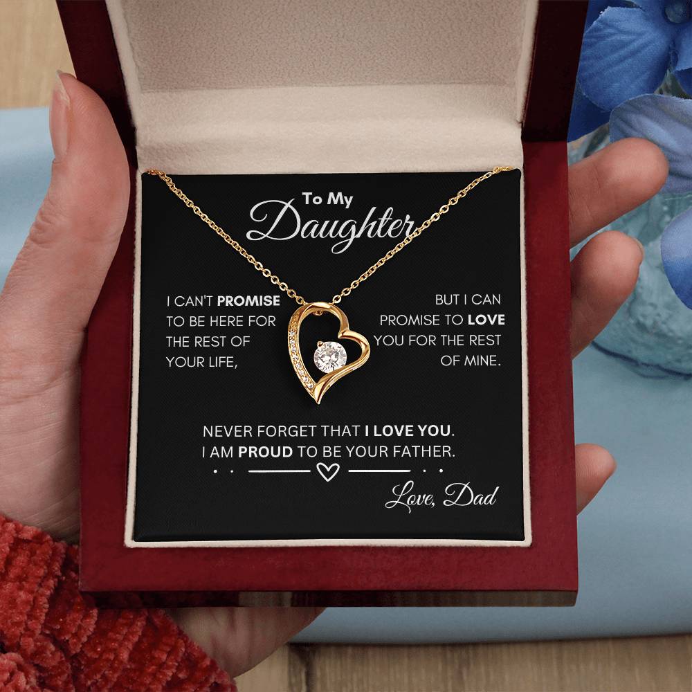 To My Daughter/Forever Love Necklace