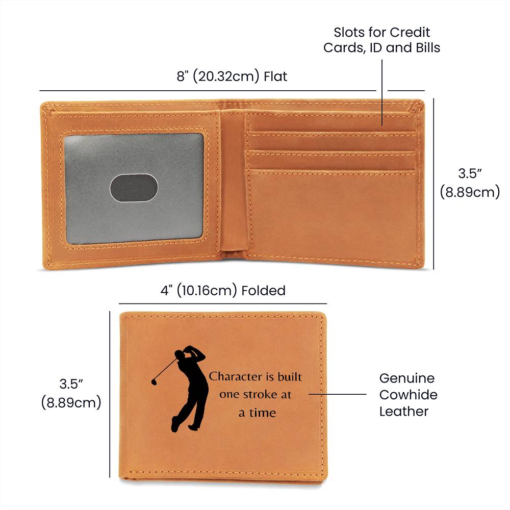 Grandpa/Dad/Son/Character Golf Wallet