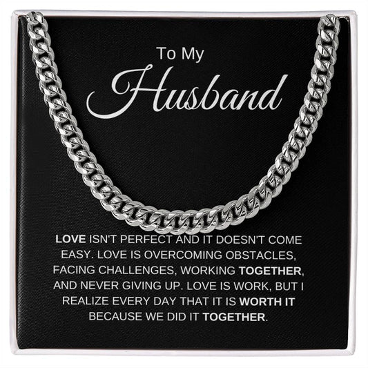 Husband/Cuban Link Necklace