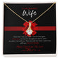 To My Beautiful Wife|Alluring Beauty Necklace|Christmas