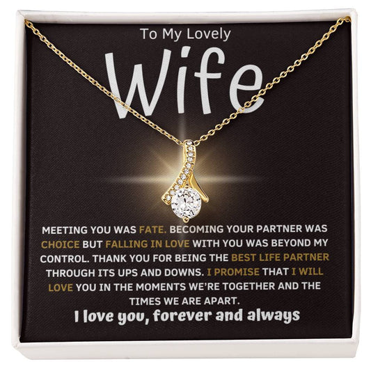 To My Wife|Alluring Beauty Necklace