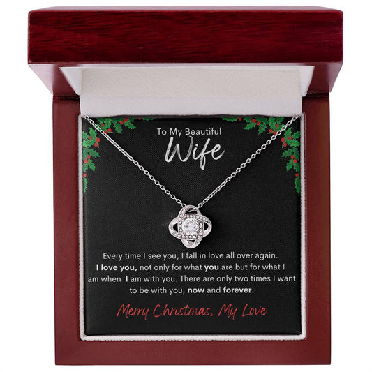 To My Wife|Love Knot Necklace|Christmas