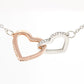 To My Beautiful Daughter|Interlocking Heart Necklace|Valentine