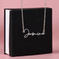 Signature Name Necklace|Personalized