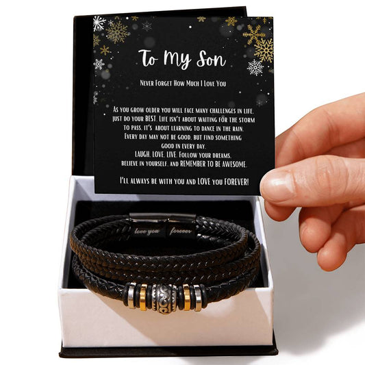 To My Son| Love Forever Bracelet|Christmas