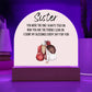 Sister Domed Acrylic plaque