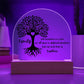 Family Tree Domed Acrylic Plaque