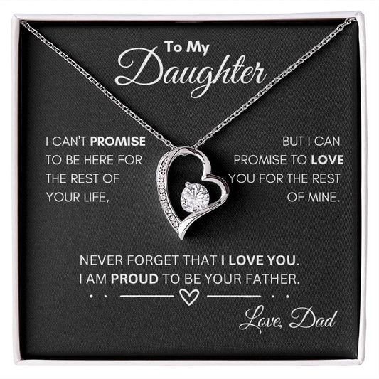 To My Daughter/Forever Love Necklace