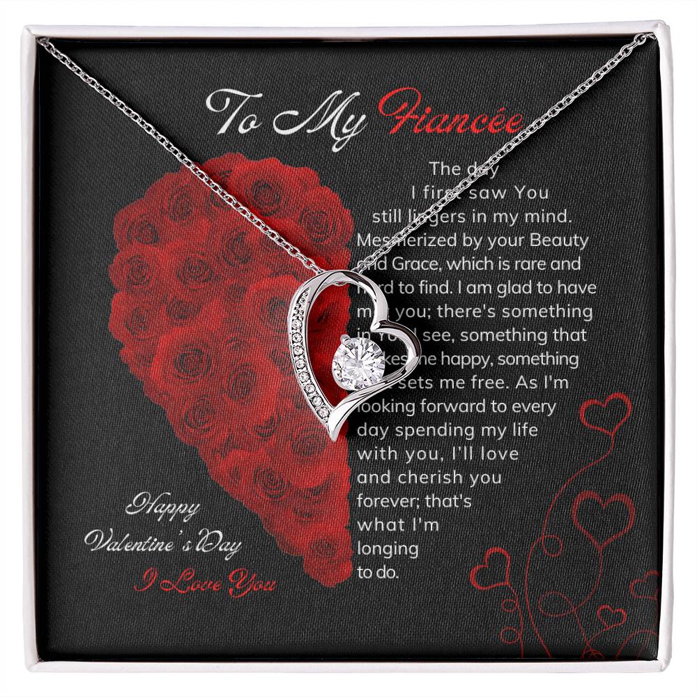 To My Fiancee|Forever Love Necklace|Valentine