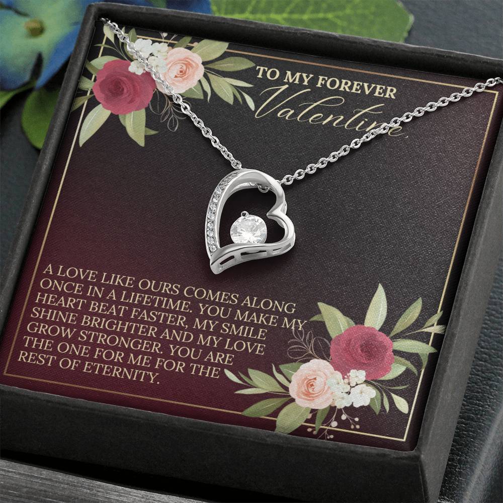 To My Forever Valentine|Forever Love Necklace