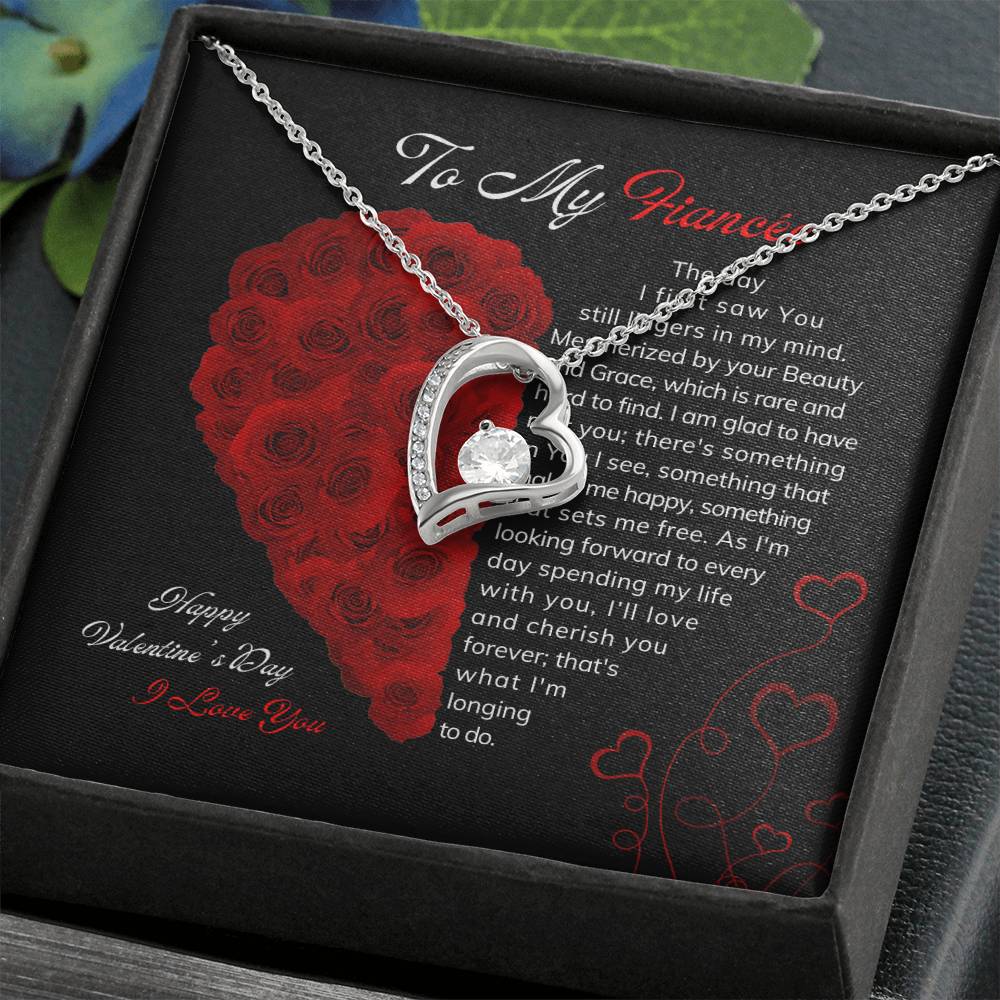 To My Fiancee|Forever Love Necklace|Valentine