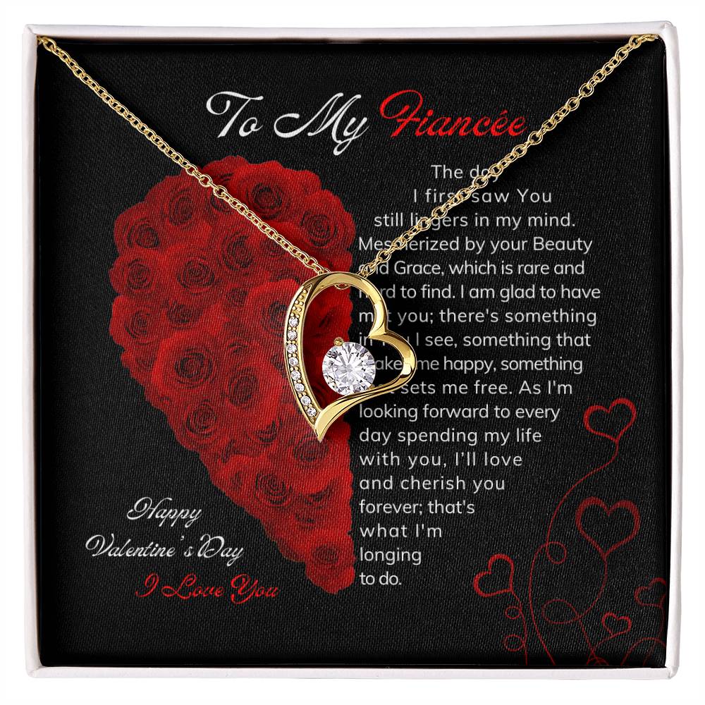 To My Fiancee|Forever Love Necklace|Valentine