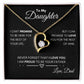 To My Daughter/Forever Love Necklace