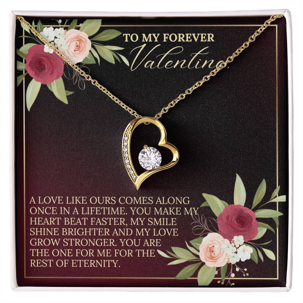 To My Forever Valentine|Forever Love Necklace