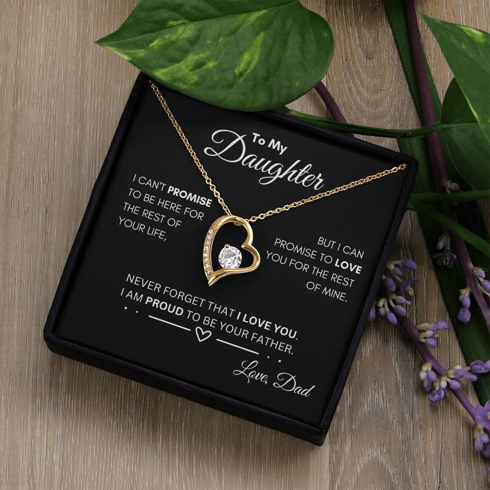 To My Daughter/Forever Love Necklace